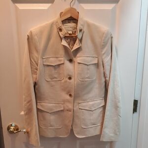 Banana Republic Cream Utility Jacket